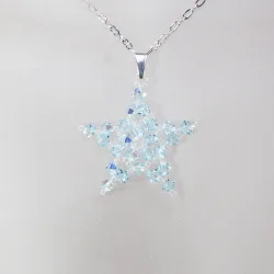 Pendant 40cm - Néréides-Silver Chain - Pendant 40cm - Laiton argenté